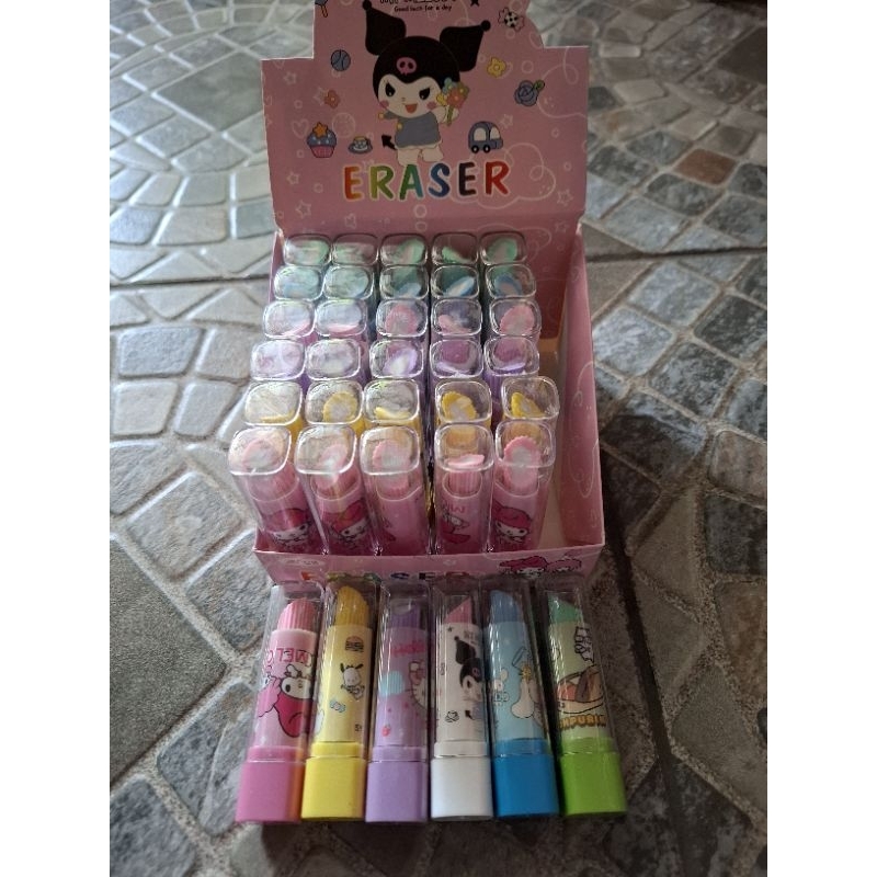 

Arm Penghapus Lipstik Kuromi 36pc Box