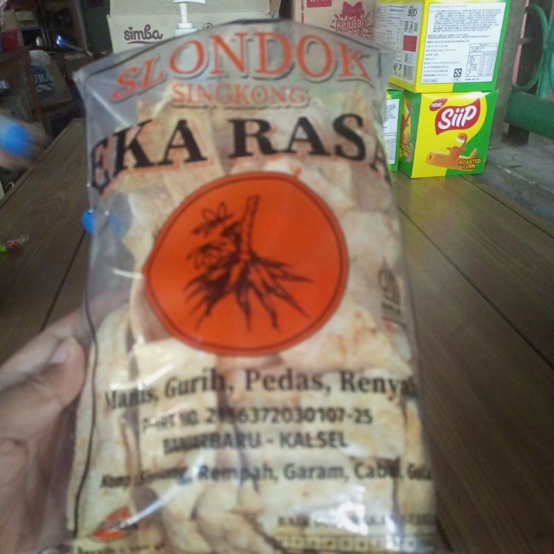 

Slondok singkong, Kerupuk slondok ekarasa