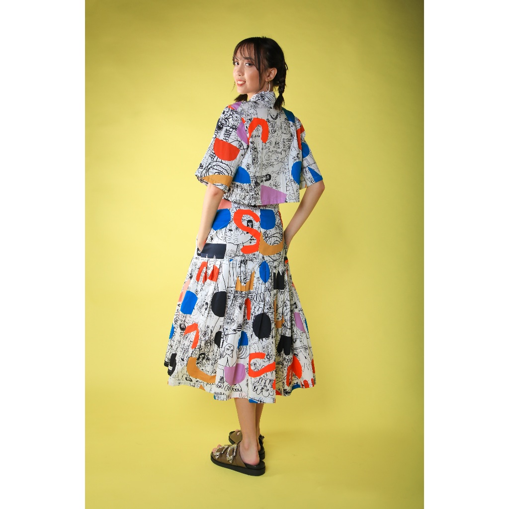 Calla The Label - Doodle Skirt.