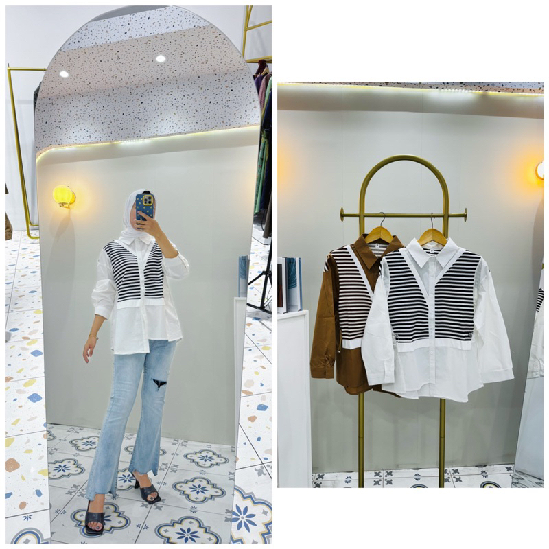 BLOUSE IMPORT BKK / ATASAN IMPORT RAJUT MIX KATUN IMPORT