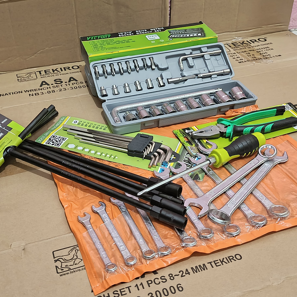 VICTORY Kunci Lengkap full set / Alat Bengkel Murah / Tools / Peralatan Bengkel