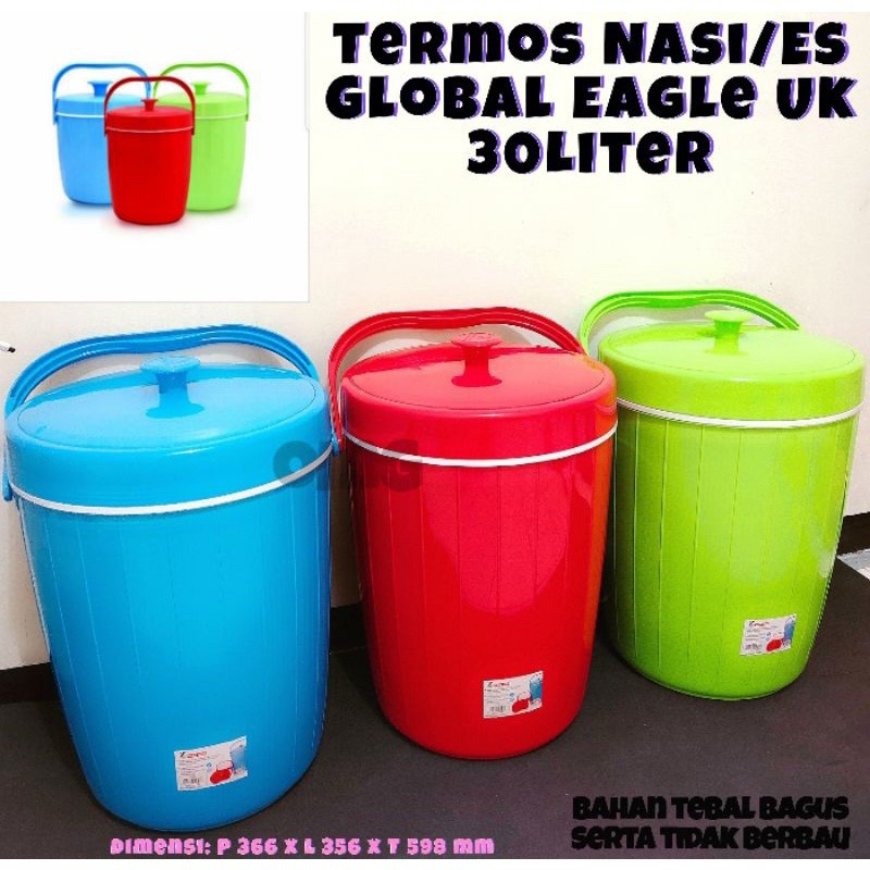 Termos Nasi/Termos Es Jumbo Uk 30 Global Eagle Ice Bucket Usa Royal 30 Liter Penyimpan Nasi