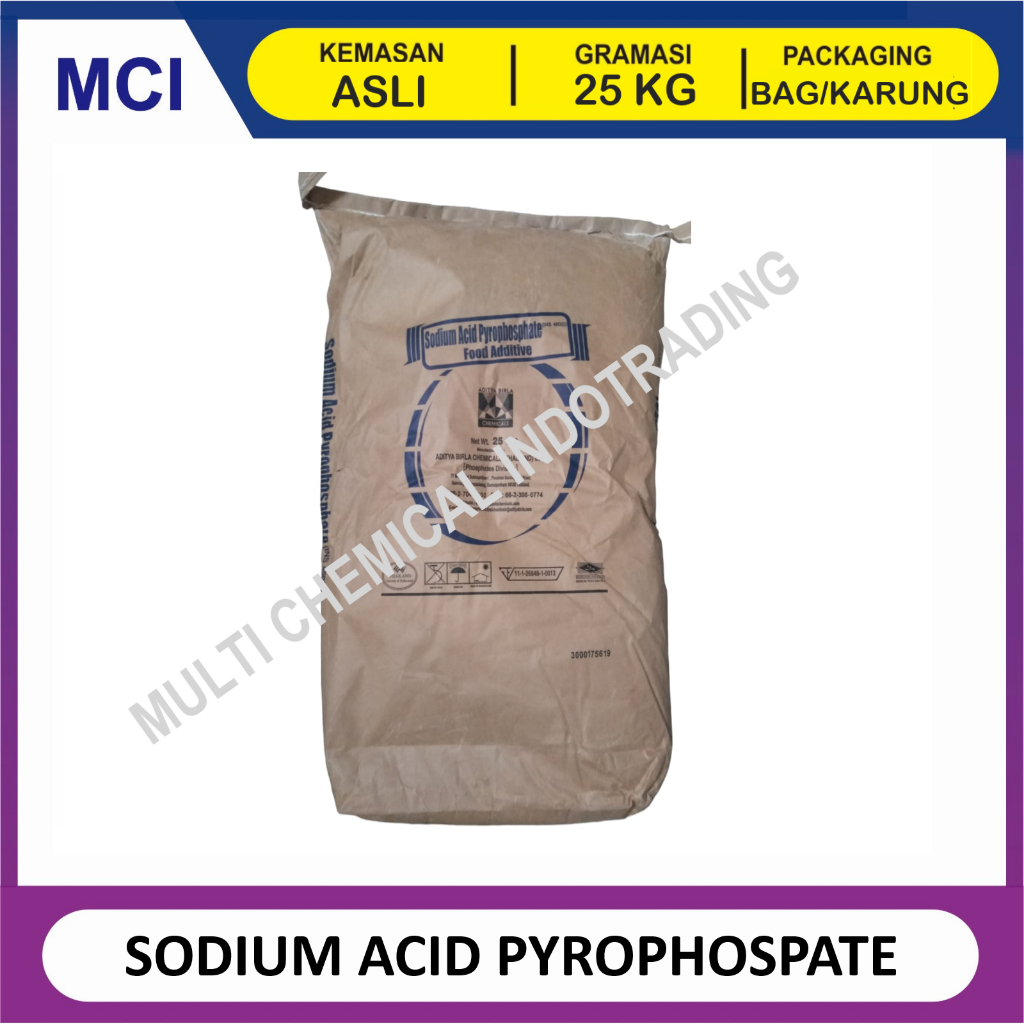 

(KHUSUS GOSEND/INSTANT) SODIUM ACID PYROPHOSPATE SAPP ex. THAILAND - 1 BAG 25 KG