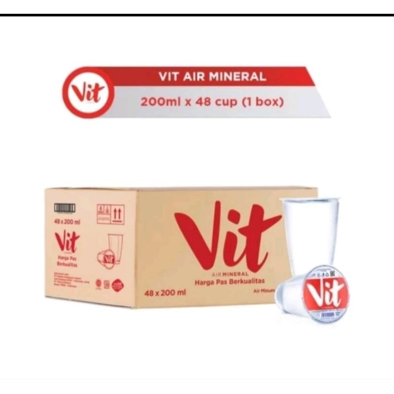 

AIR MINERAL VIT GELAS 1 DUS ISI 48 PCS