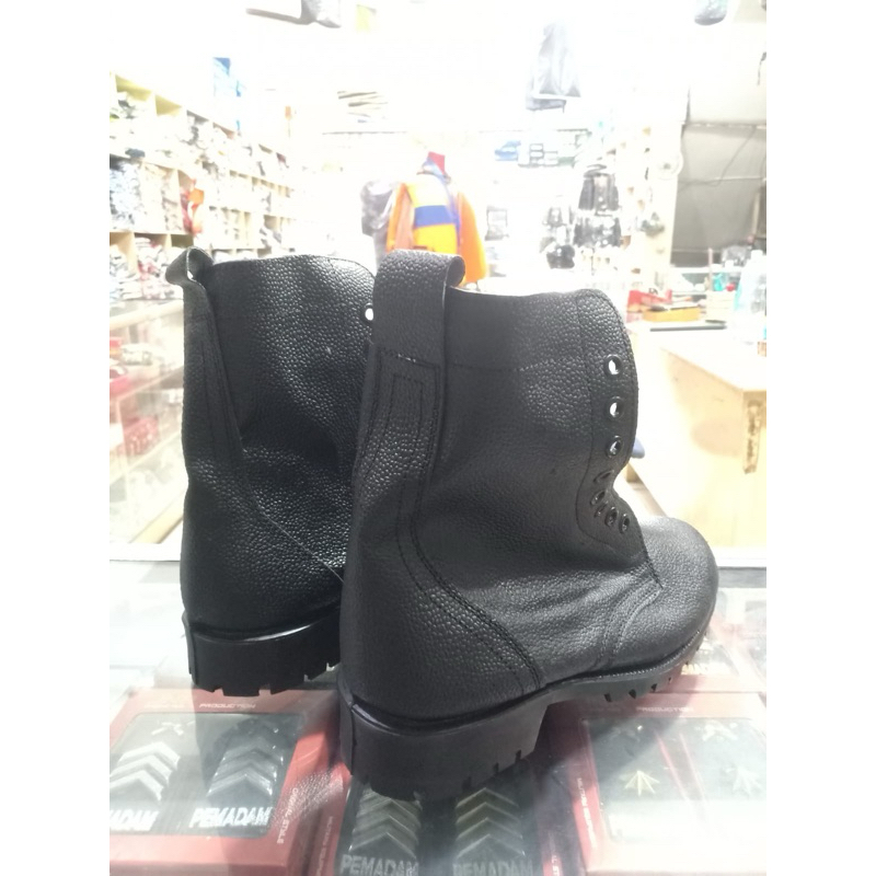 SEPATU PDL TNI AD KULIT JERUK(GROSIR TERMURAH)
