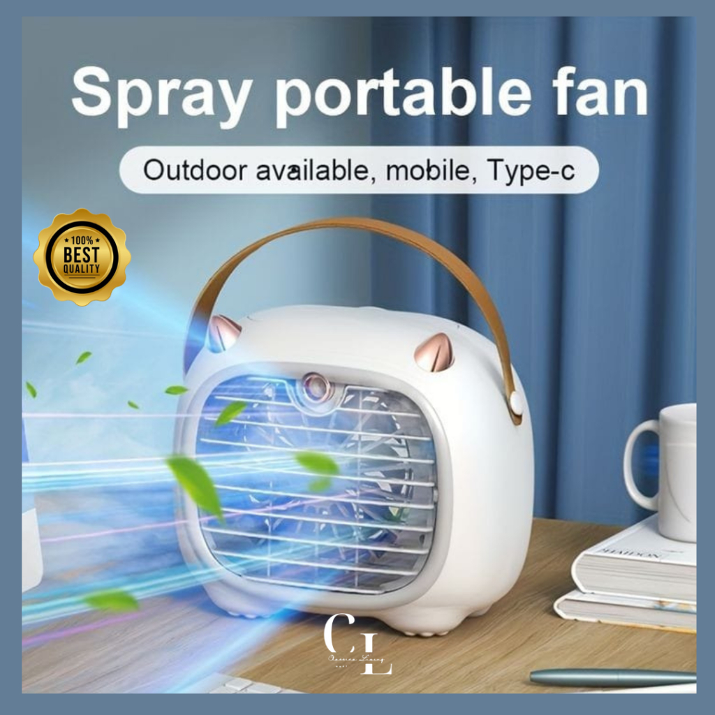 [CLM] Kipas Angin Face Mist Monster Kecil / Kipas Pelembab Semportan / Kipas Angin Isi Ulang Air