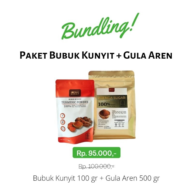 

Bundling Bubuk Kunyit Gula Aren