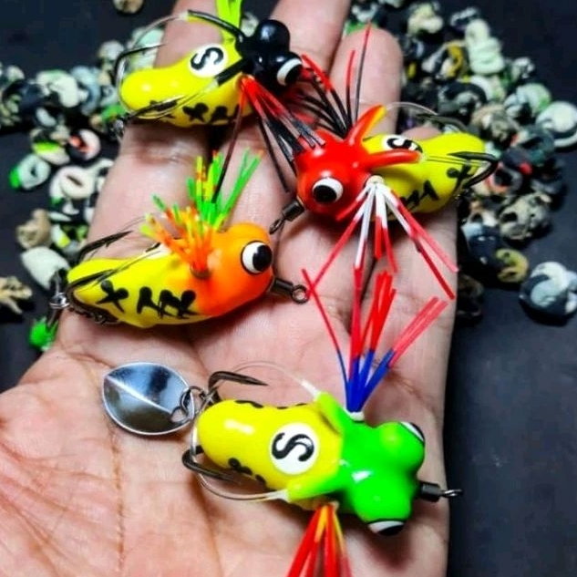 SOFT FROG SAE LURE HAND MADE /KODOK/UMPAN PANCING