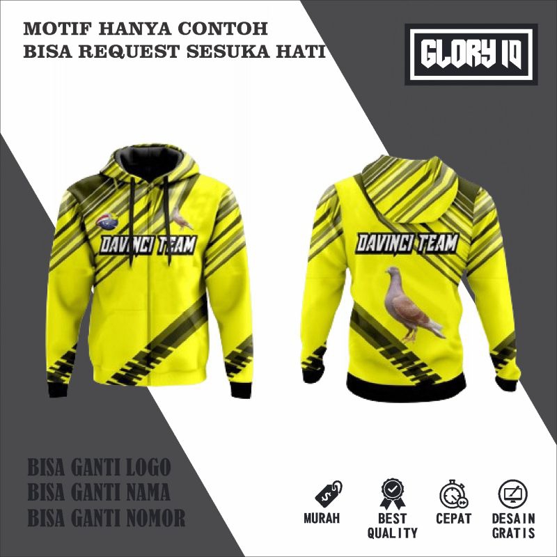 JERSEY JAKET MERPATI CUSTOM