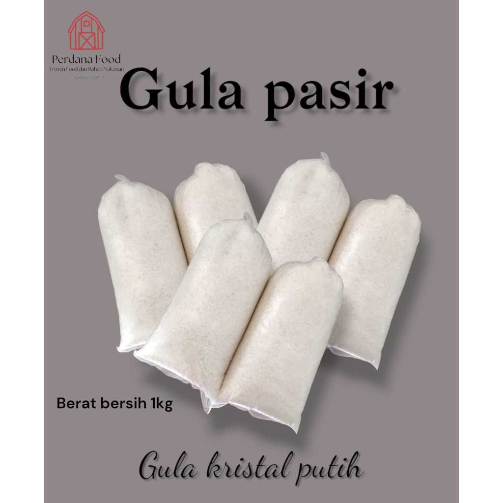 

Gula pasir kemasan plastik BERAT 1KG termurah GULA PUTIH