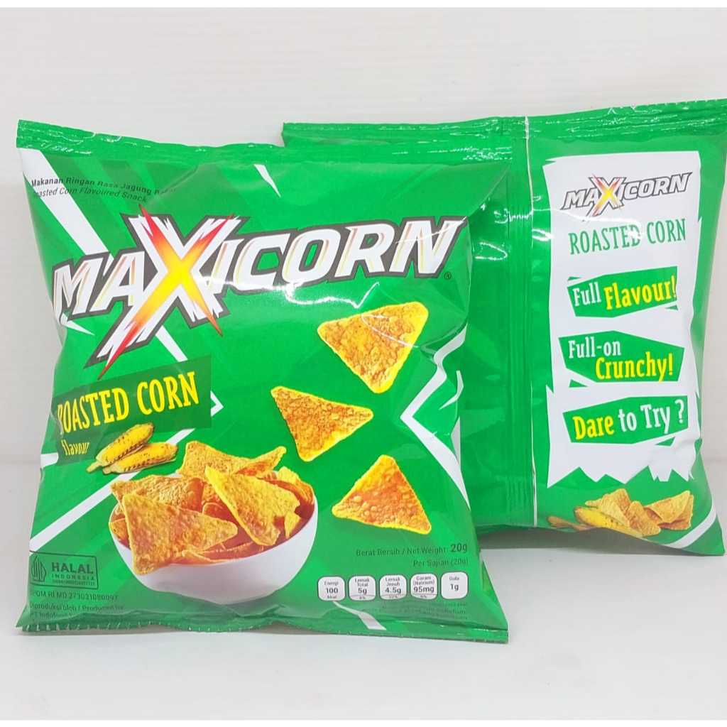 

Chiki MAXICORN Flavour Roasred Corn Kemasan 16Gr Jajanan 2000an Chiki Murah!!!