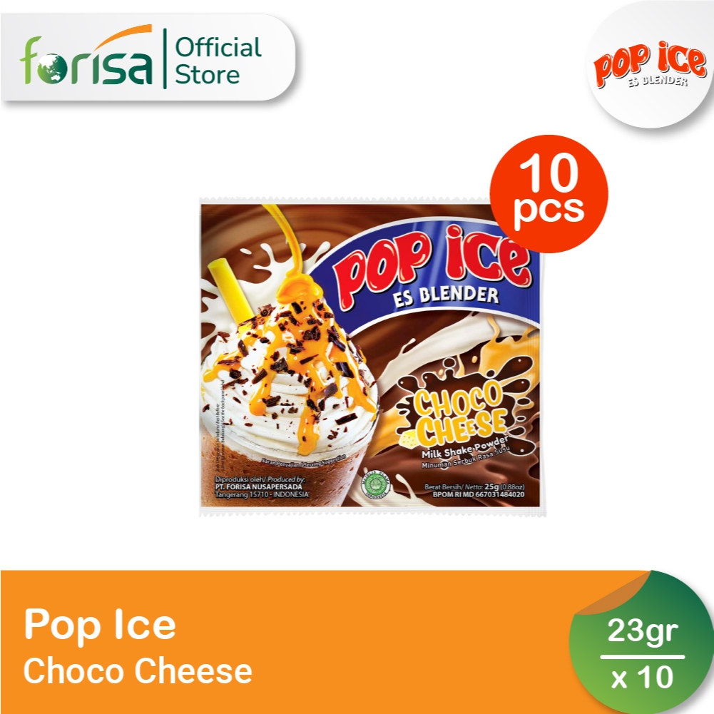 

Pop Ice Milk Shake Powder Choco Cheese 23 gr 10 pcs