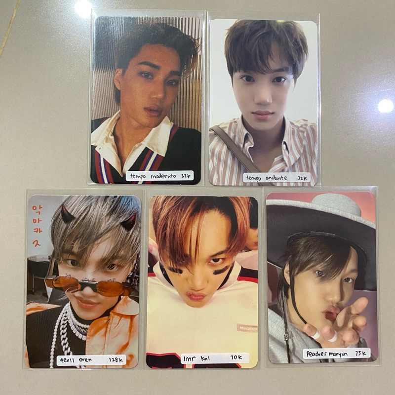 KAI EXO PHOTOCARD LMR DEVIL TEMPO PEACHES