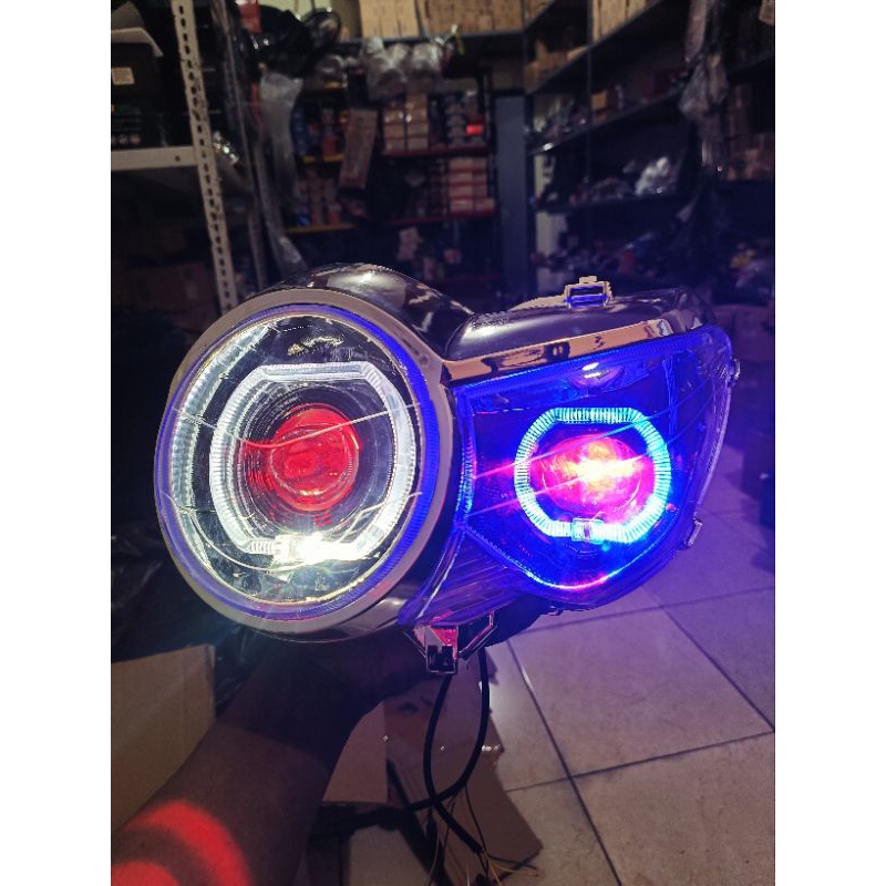 REFLEKTOR LAMPU DEPAN TIGER REVO DOBLE PROJIE BILLED BILED