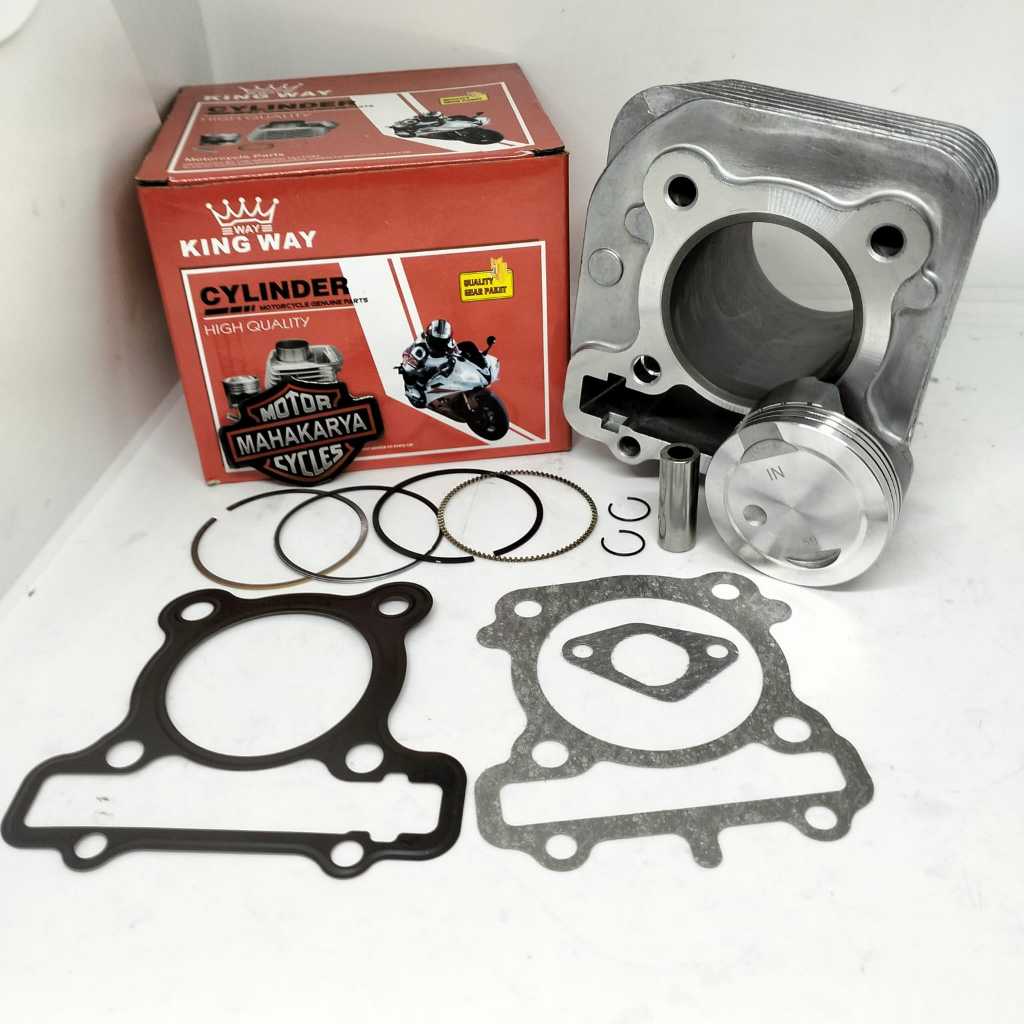 BLOK SEHER BORING PAKET BORE UP MIO J 59MM CYLINDER RACING BLOK MESIN 54P 59MM