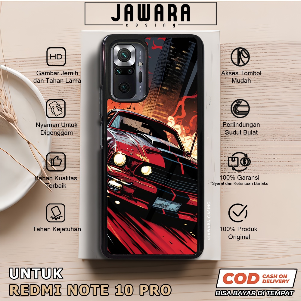 Case Redmi Note 10 Pro Casing Redmi Note 10 Pro [CARS] Premium Case Glossy Case Hp Xiaomi Jawara Cas