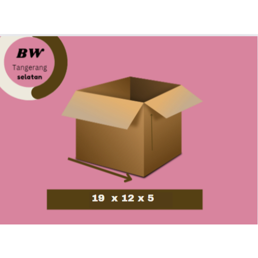 

Kardus Packing 19x12x5 - Karton Box Dus Kotak Packaging Kecil Polos Murah Baru