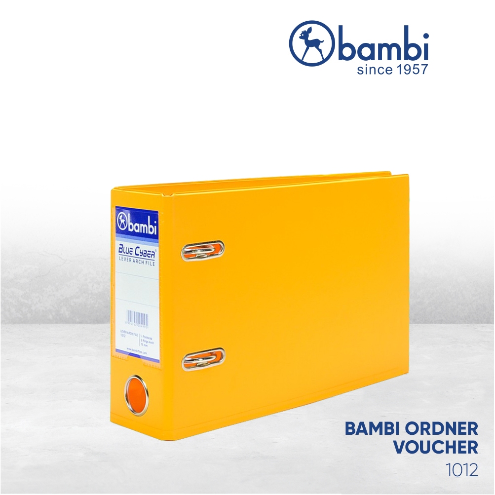 

Bambi Lever Arch File Ordner Voucher Fluoro Orange JUMBO SIZE 75 mm Original