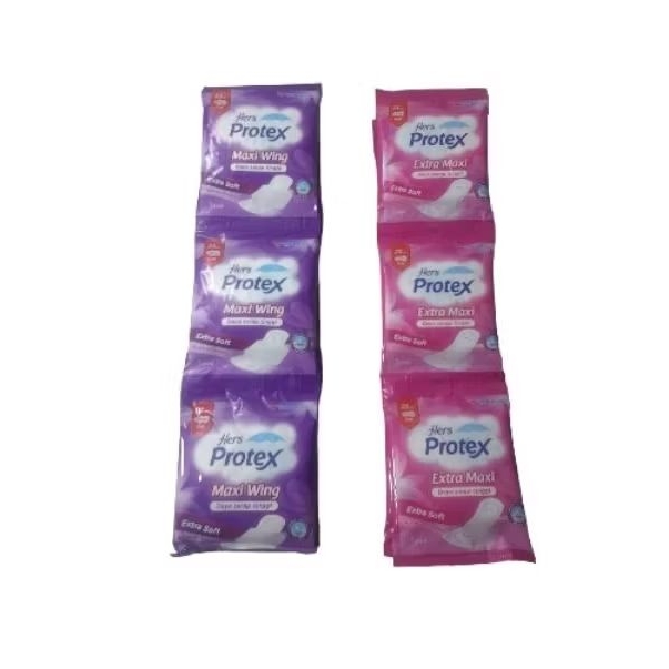 Hers protex extra soft/hers protex extra maxi/hers protex maxi wing