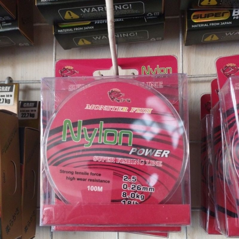 senar Pancing nylon power