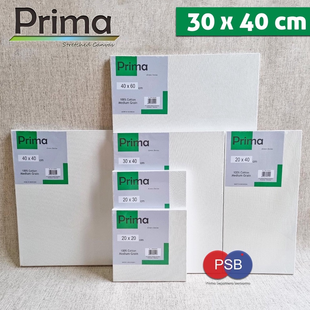 

KODE O85E Kanvas Lukis Prima 3x4 cm Green Series Painting Canvas