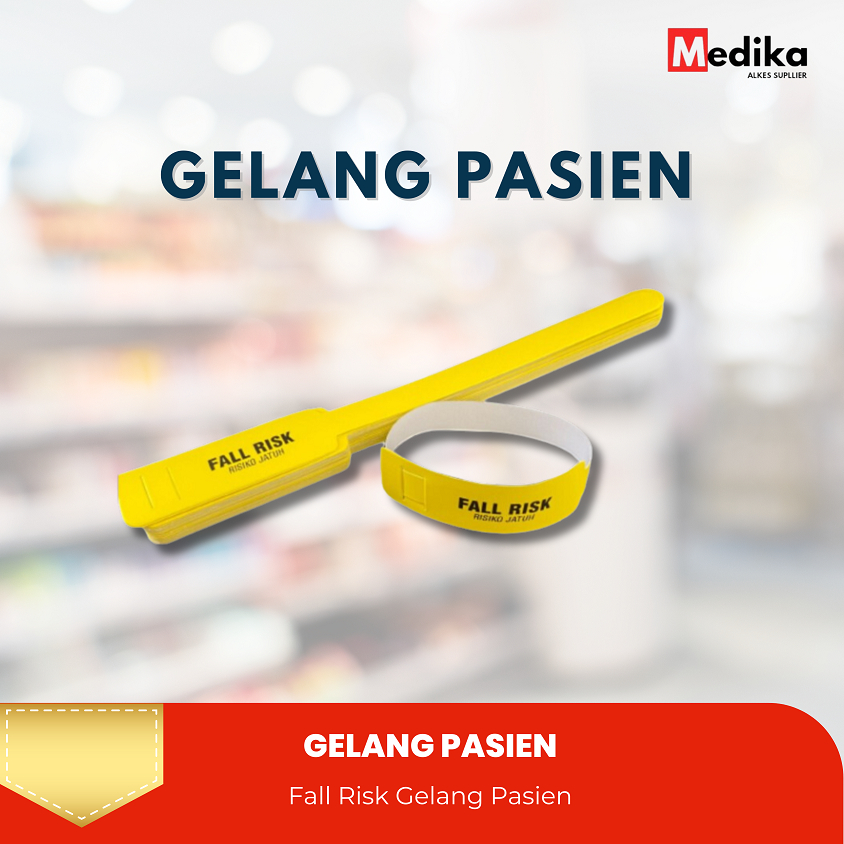 Gelang Pasien Fall Risk Kuning | Gelang Pasien Resiko Jatuh