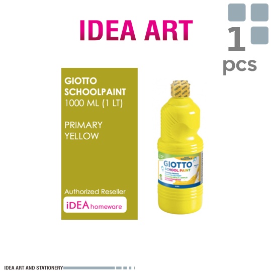 

KODE U17F Giotto School Paint Primary Yellow 1 ml Cat Air Poster Lukis Warna Kuning 1 Liter