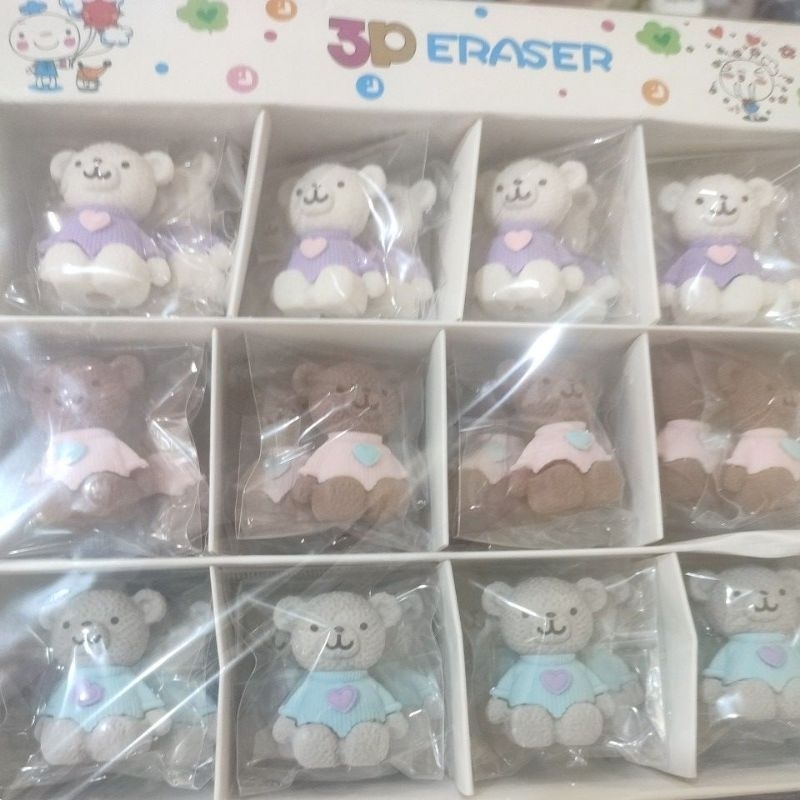 

1 box penghapus bear