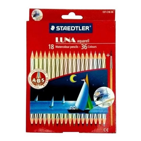 

KODE R62S Pensil Warna Staedtler Luna Aquarell watercolour 18 pensil 36 warna