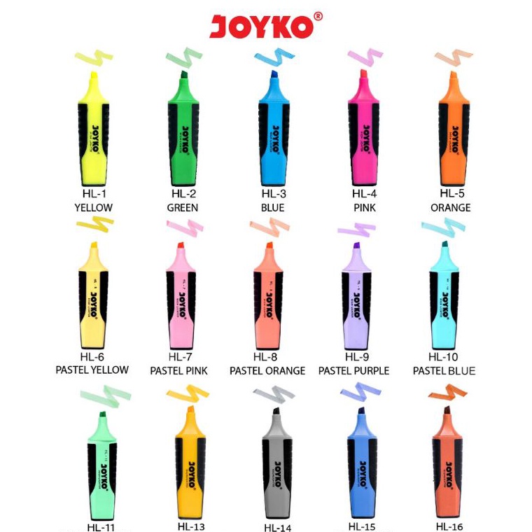 

KODE M96W Stabilo Highlighter Joyko 1pak