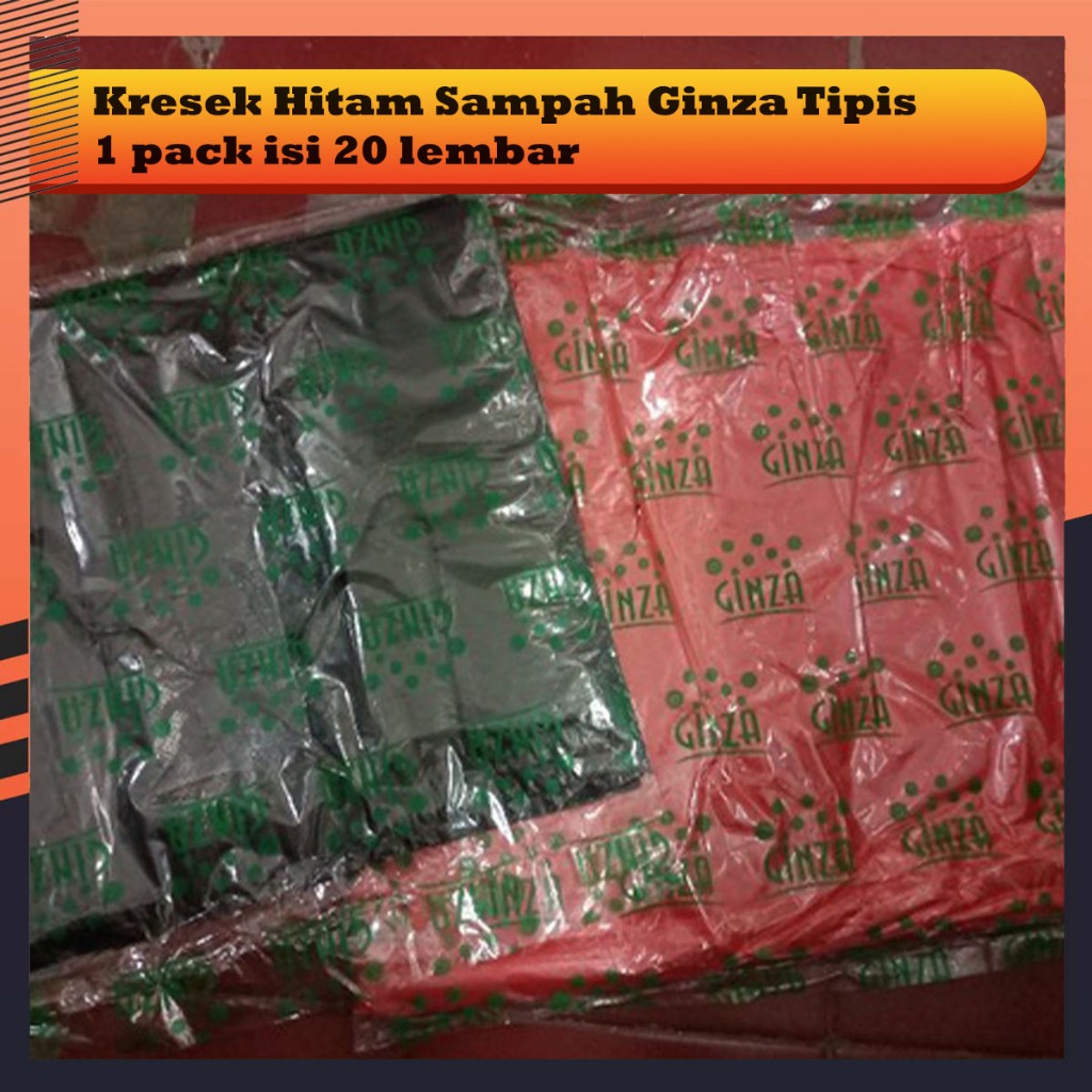 Kresek Hitam Sampah Tipis Murah Kecil Tanggung Besar 28 35 40