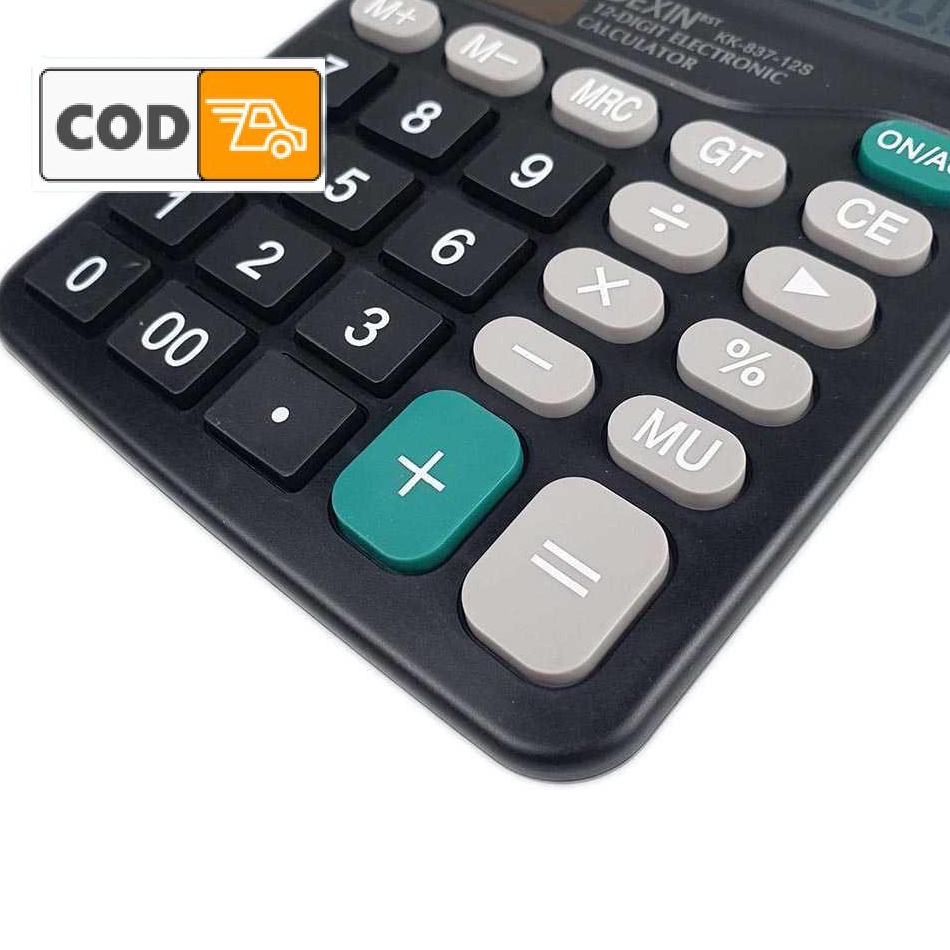 

KODE O84E Kalkulator Elektronik Layar LCD 12 Digit Daya Baterai Batre Tenaga Solar Menghitung Cepat Akurat Alat Hitung Kecil Perlengkapan Kantor Pedagang Mudah Dibawa