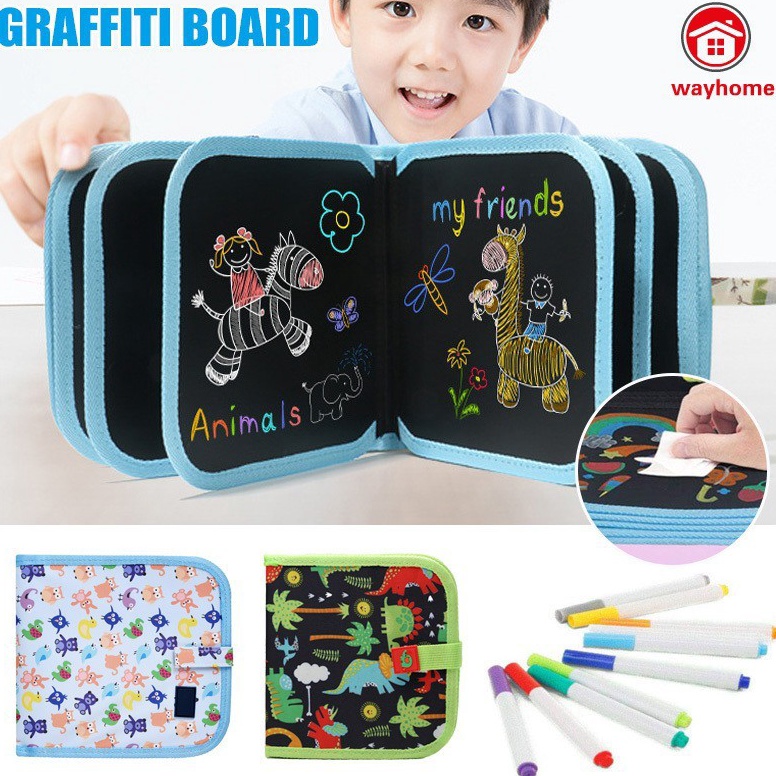 

KODE T58N Buku Gambar Portable Ajaib Bisa Dihapus 14 Halaman