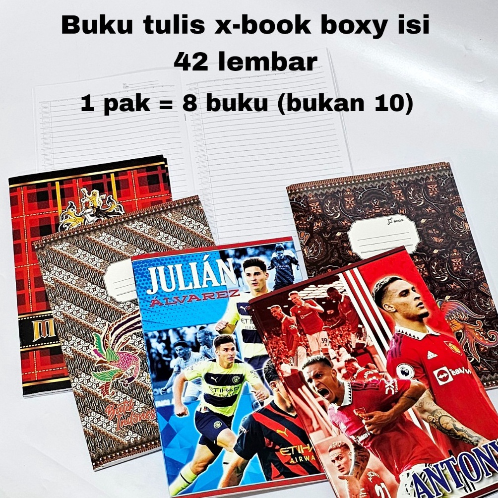 

KODE Q98C SOS Buku Tulis XBook BOXYBesar 42 Lembar 8bk Buku Catatan Buku Sekolah