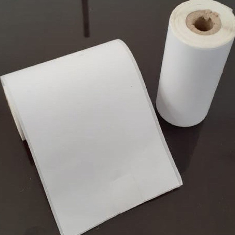 

KODE W1I Label Sticker Thermal 8MM X 6M untuk Printer Panda Bluetooth PRJ8BR8B si 1 Roll