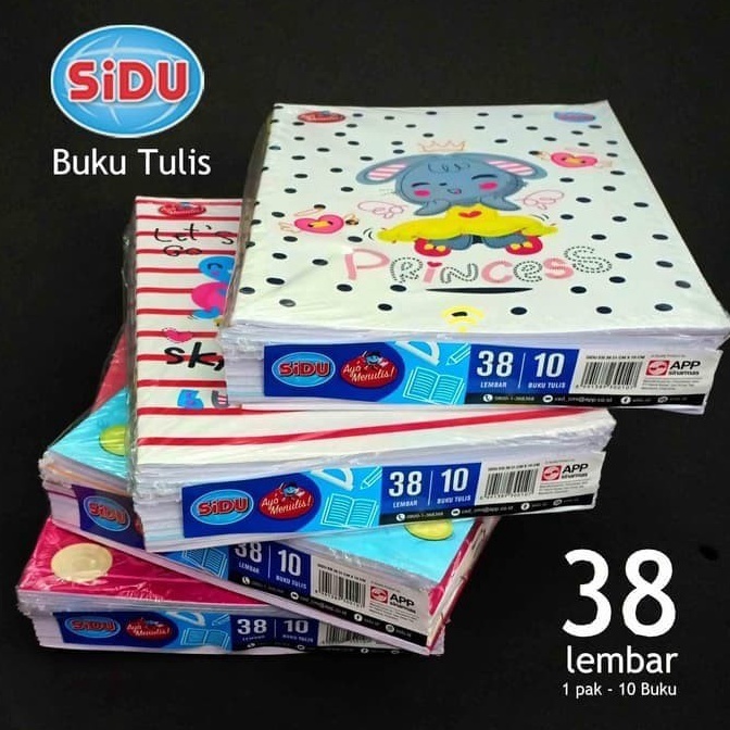 

KODE W12U 1 Pack1 buku Buku Tulis Sinar dunia SIDU 38