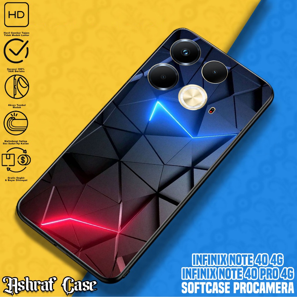 Case Infinix Note 40 - Casing Hp Infinix Note 40 Terbaru Motif ASBT - Silikon Hp Infinix Note 40 - S
