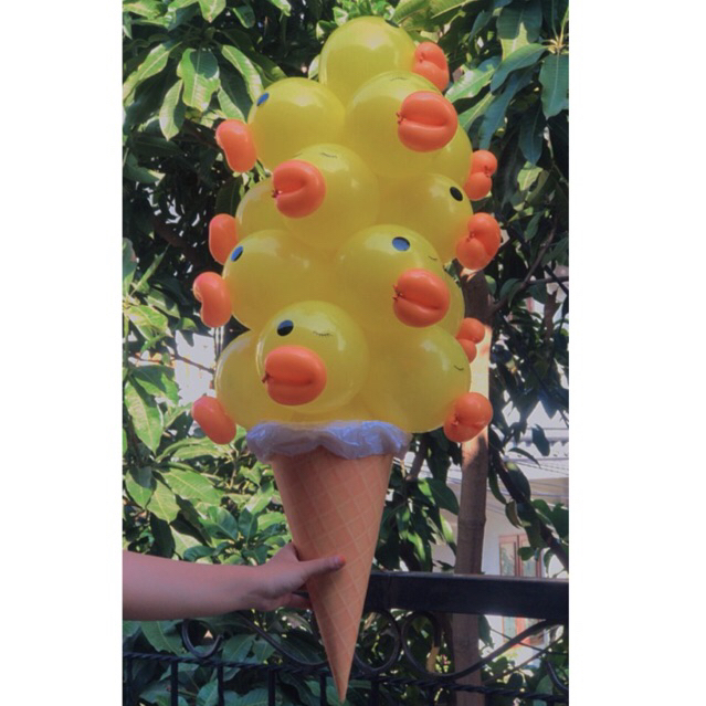 BUKET BUCKET BALON BEBEK BOUQUET KADO WISUDA GIFT ULANG TAHUN | BALON BEBEK I DECOROUS