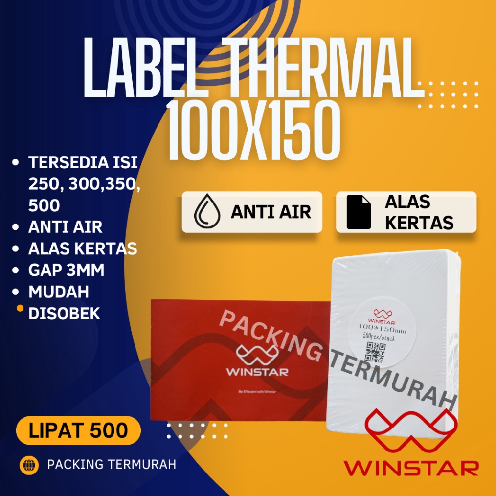 

KODE L58P Label Stiker Thermal 1x15 mm Isi 5 pcs