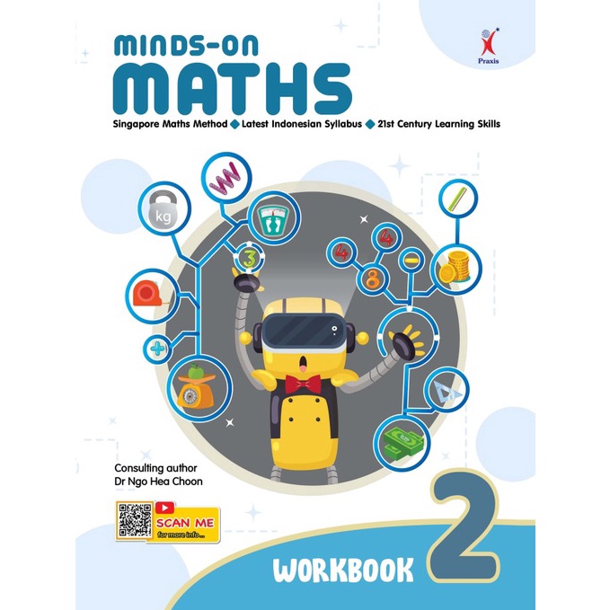 

KODE D43H Mindson Maths Level 1 6 Textbook and Workbook Praxis Workbook Lv2