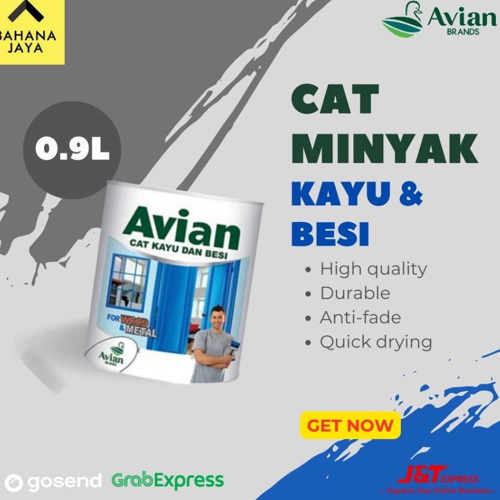 

KODE O38D CAT MINYAK CAT KAYU CAT BESI AVIAN 1 KG CAT 9L READY MANADO