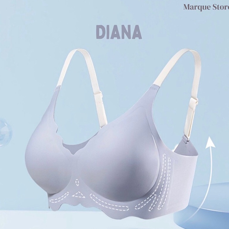 KODE W82Q Marquestore  Diana  Push up bra wanita busa tipis tanpa kawat nyaman murah mudah dibuka ta