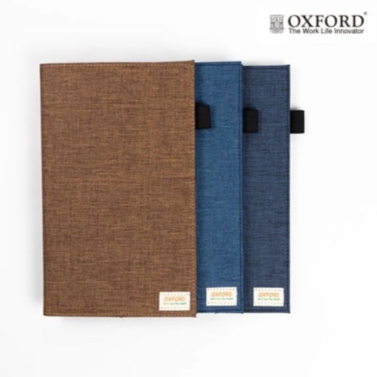 

KODE I43X OXFORD FABRIC NOTEBOOK COVER A4 A5 B5 SAMPUL JAKET KAIN BUKU TULIS