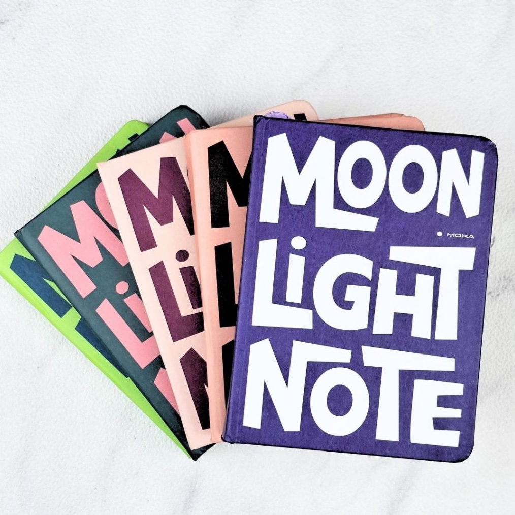 

WAH AMERICAN RETRO NOTEBOOK A7 Hardcover Halaman Bergaris Pembatas Tali jurnal aesthetic