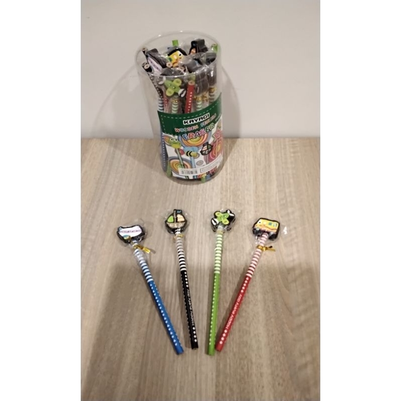 

Pensil kayu dg.kepala stip dlm tabung