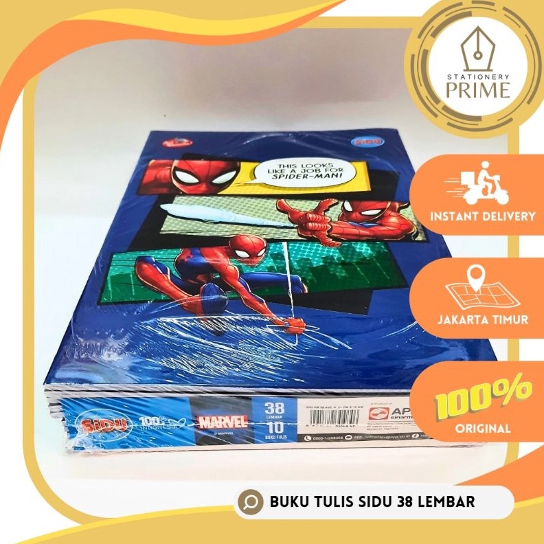 

KODE S75J Buku Tulis Sinar Dunia SIDU 38 Lembar 1 Pack isi 1 Buku