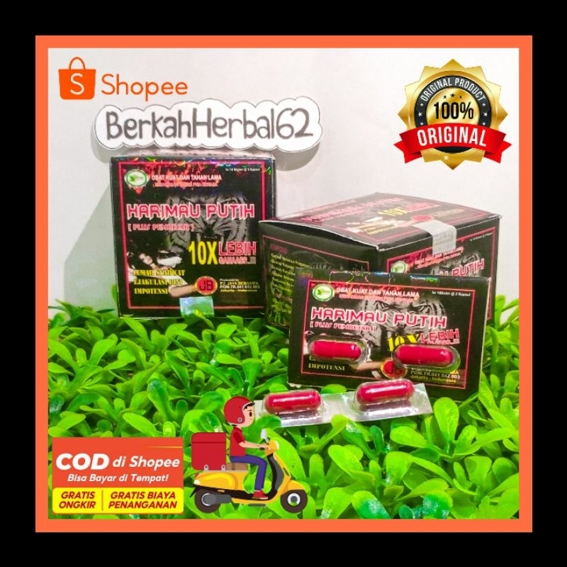 Harimau Putih Kapsul Isi 10 sachet Original