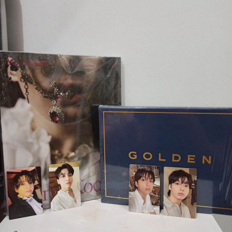 [READY] PHOTOCARD ALBUM GOLDEN JUNGKOOK JIMIN VINYL FACE JUNGKOOK GOLDEN BNN READY INA PC BTS SEOKJI