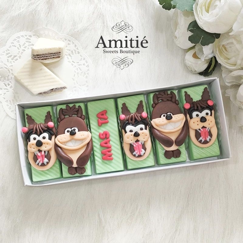 

Coklat Wafer Tasmanian Devil - 1 Box isi 6 / Coklat Karakter / Birthday Gift / Hadiah Ulang Tahun