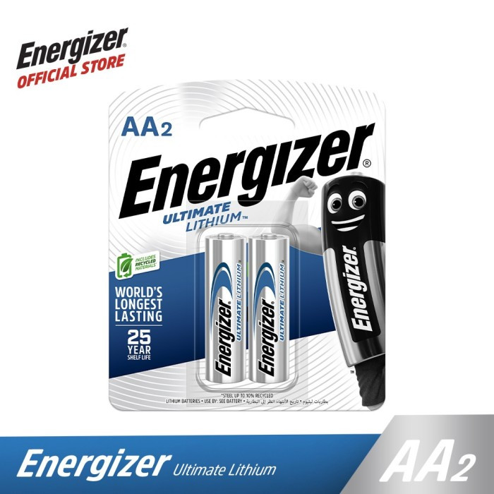 Baterai Battery Energizer AA L91 BP2 Ultimate Lithium isi 2 pcs